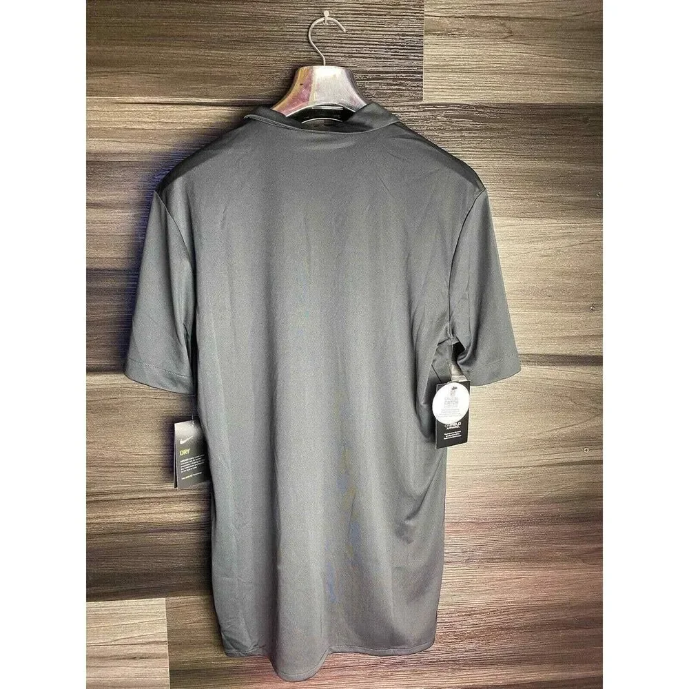 Nike NFL Chicago Bears Crucial Catch Intercept Cancer‎ Polo Sz small AR6788-060